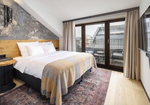 เพนท์เฮาส์ | มินิบาร์, ตู้นิรภัยในห้องพัก, ผ้าม่านกันแสง, ห้องเก็บเสียง