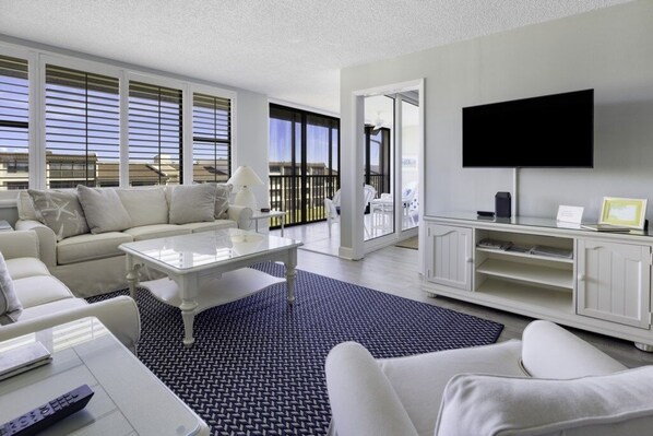 Appart'hôtel, 2 chambres | Coin séjour