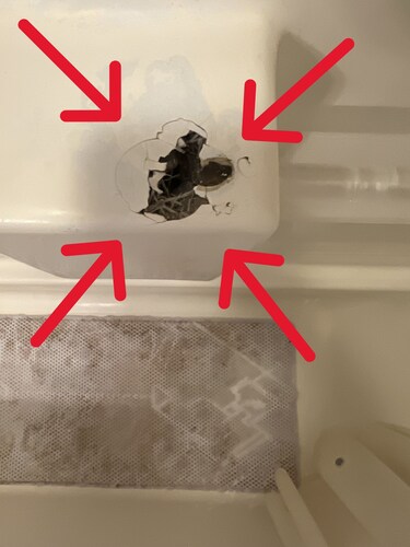 Damaged Shower