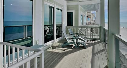 Breezy Beach | Luxe Gulf Front Home with Private Pool!