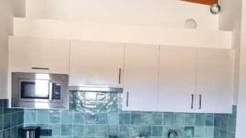Apartment, 2 Bedrooms | Private kitchen | Full-size fridge, microwave, stovetop, toaster