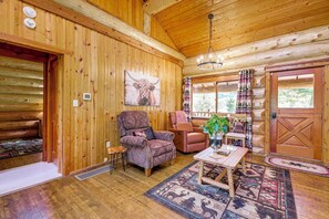 House (2 Bedrooms) | Interior - Dog-friendly Arlington Cabin w/ Private Hot Tub! (Arlington)