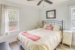 House (2 Bedrooms) | Interior - 1 Mi to Beach: Sustainable Oak Island Home! (Oak Island)