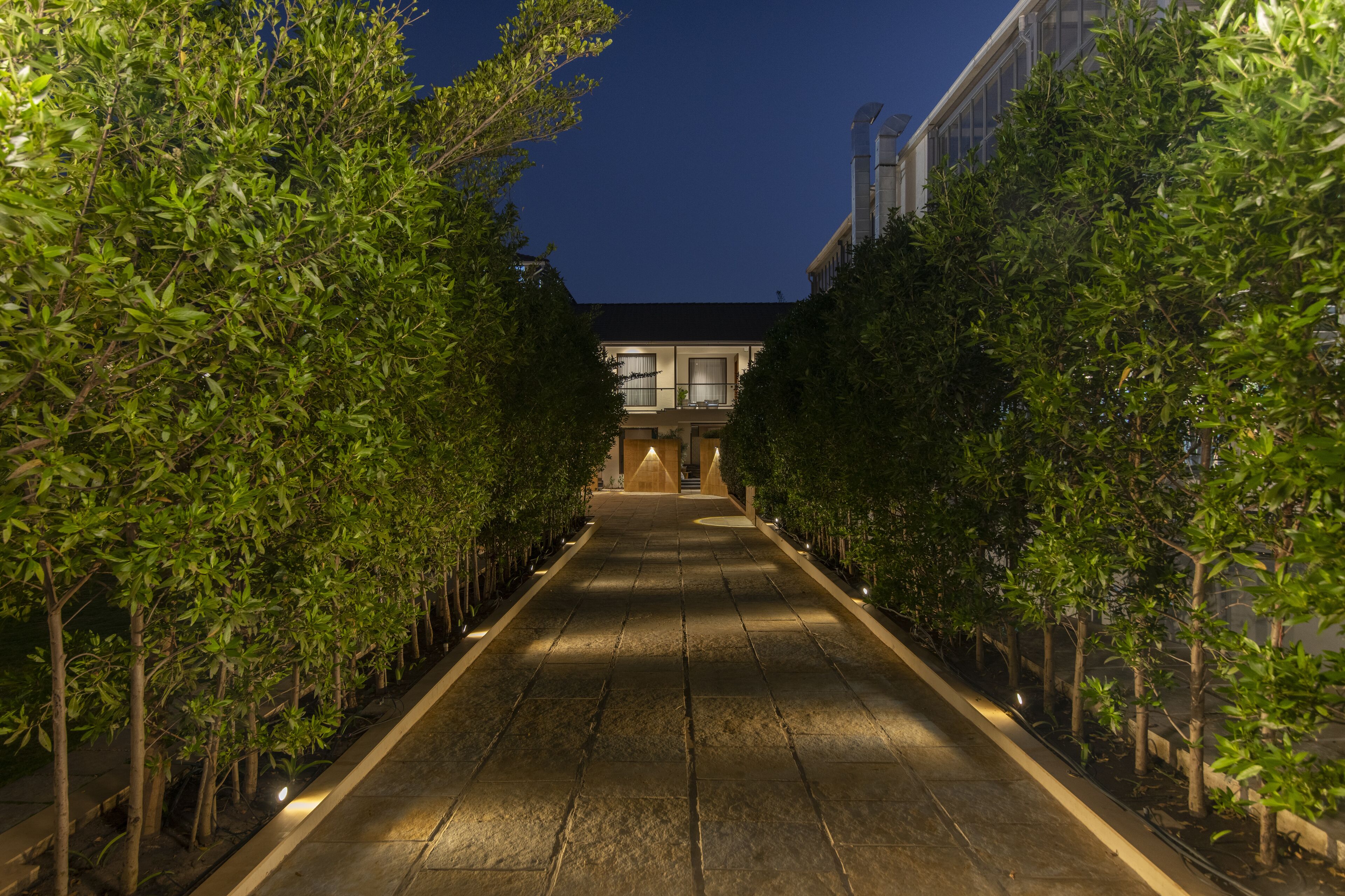 Entrada de la propiedad