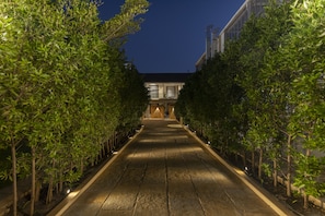 Entrée de l’hébergement