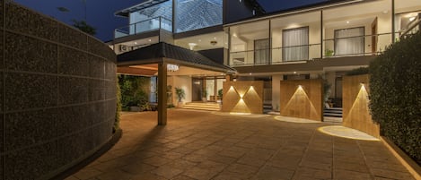 Fassade der Unterkunft