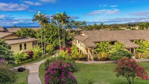 A residential area with multiple houses, lush greenery, and a clear view of the ocean. - Newly Renovated, Ocean Views, Minutes to Beach (Koloa)