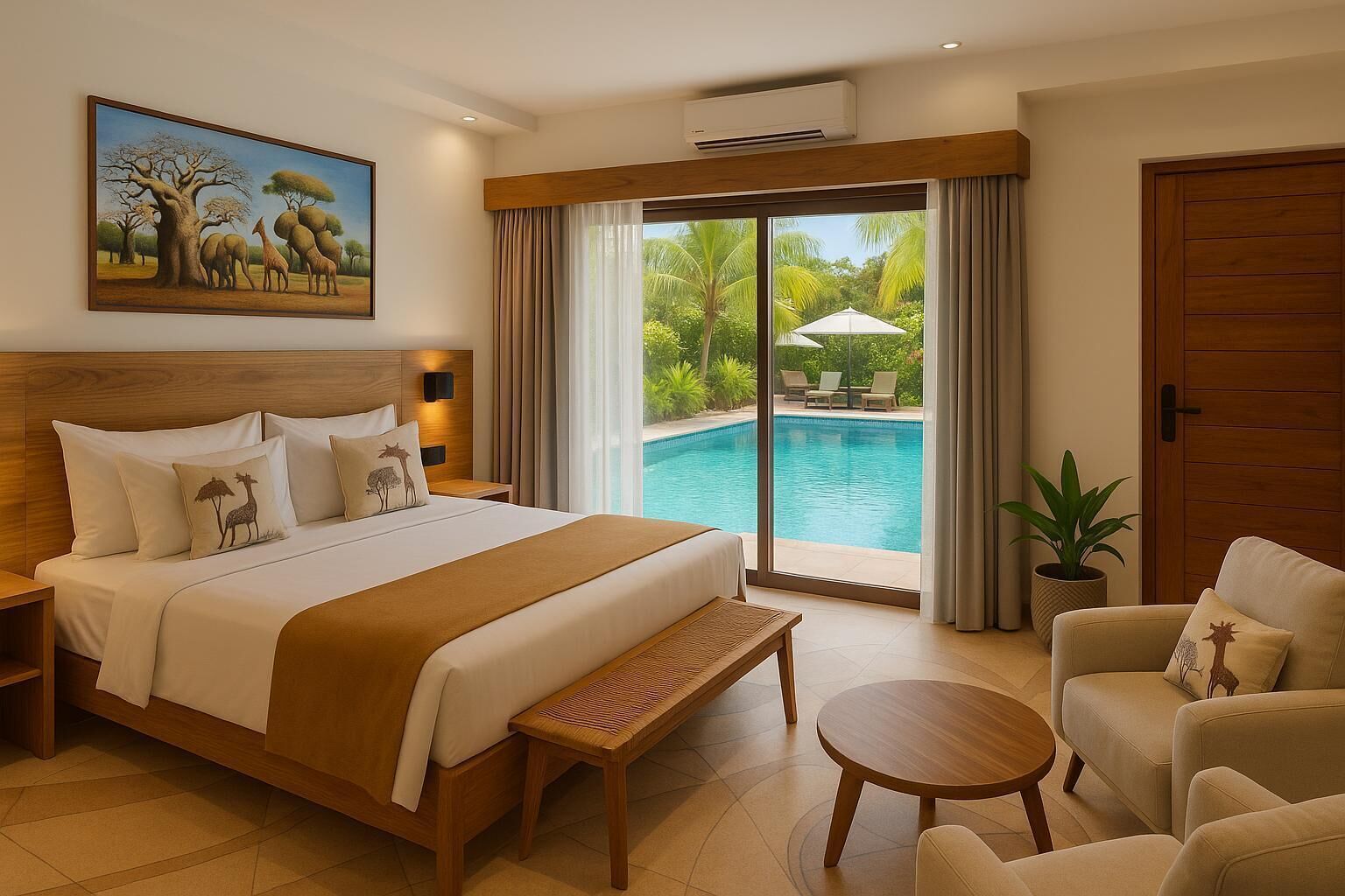 In-room safe, desk, bed sheets, wheelchair access