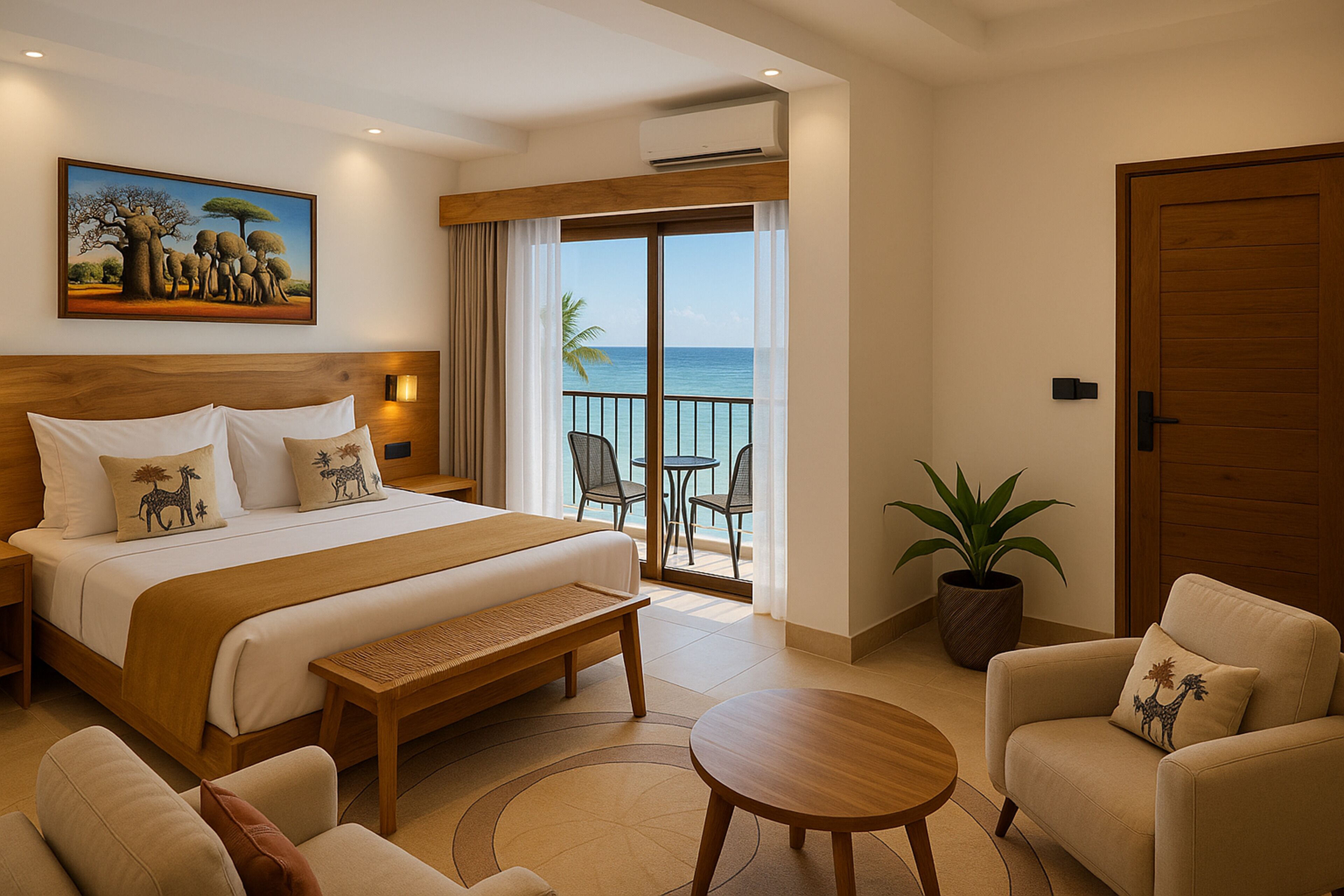 Premium Room, Ocean View, Oceanfront (Deluxe, King or Twin Bed)