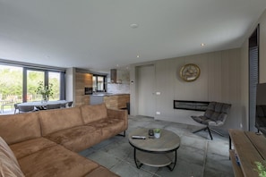 TV connectée, cheminée