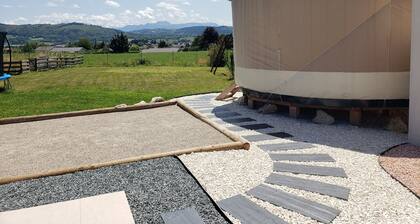 Yourte à 15 Minutes du lac de Paladru. Vue sur les Montagnes, Dépaysement Assuré