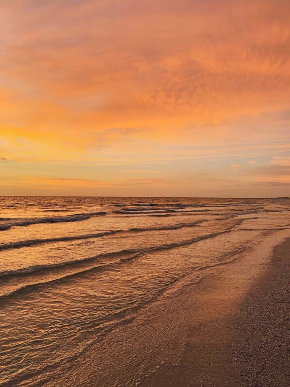 Sun loungers, beach towels