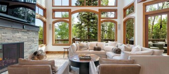 Modern Cabin by InvitedHome | Vast Patio, Fireplaces, Hot Tub, Steps to Ski