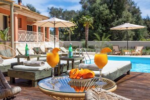 Pool - Villa Loukiana - Three Bedroom Villa, Sleeps 7 (Kavos)
