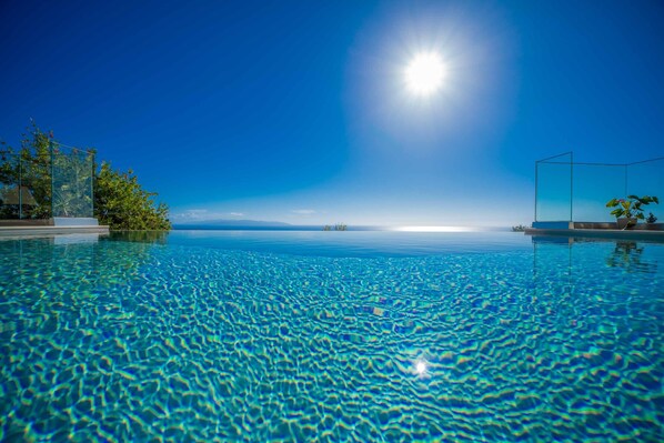 Pool - Villa Andriana - Three Bedroom Villa, Sleeps 6 (Vlachata)