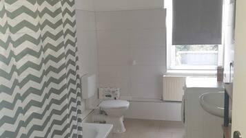 Towels, soap, toilet paper