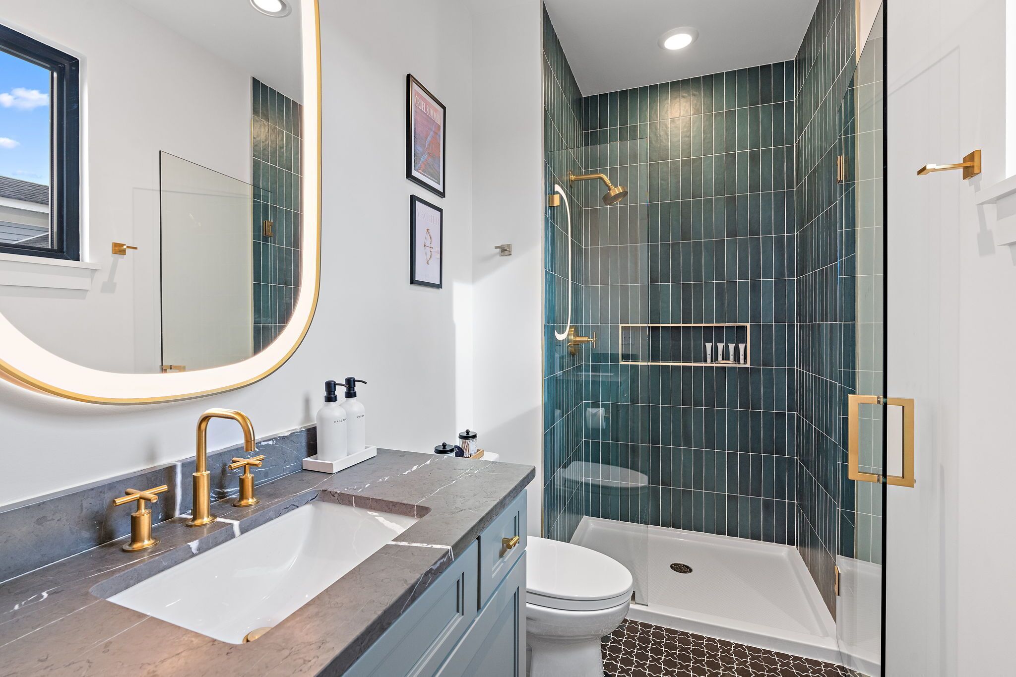 Free toiletries, hair dryer