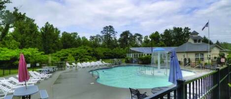 Indoor pool, outdoor pool