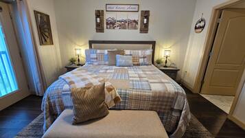 1 bedroom, iron/ironing board, travel crib, free WiFi