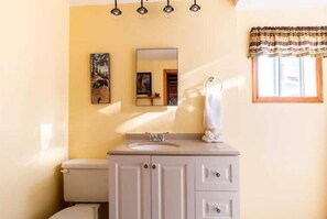 Towels, soap, shampoo
