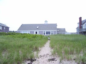Exterior - 11 Freeman Ave - Waterfront Town Neck beach home, pet-friendly! (Sandwich)
