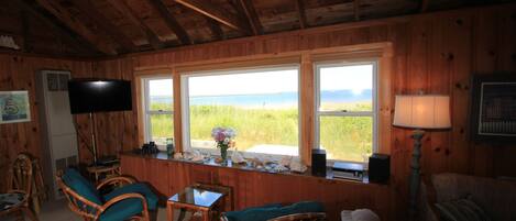 TV, fireplace, DVD player