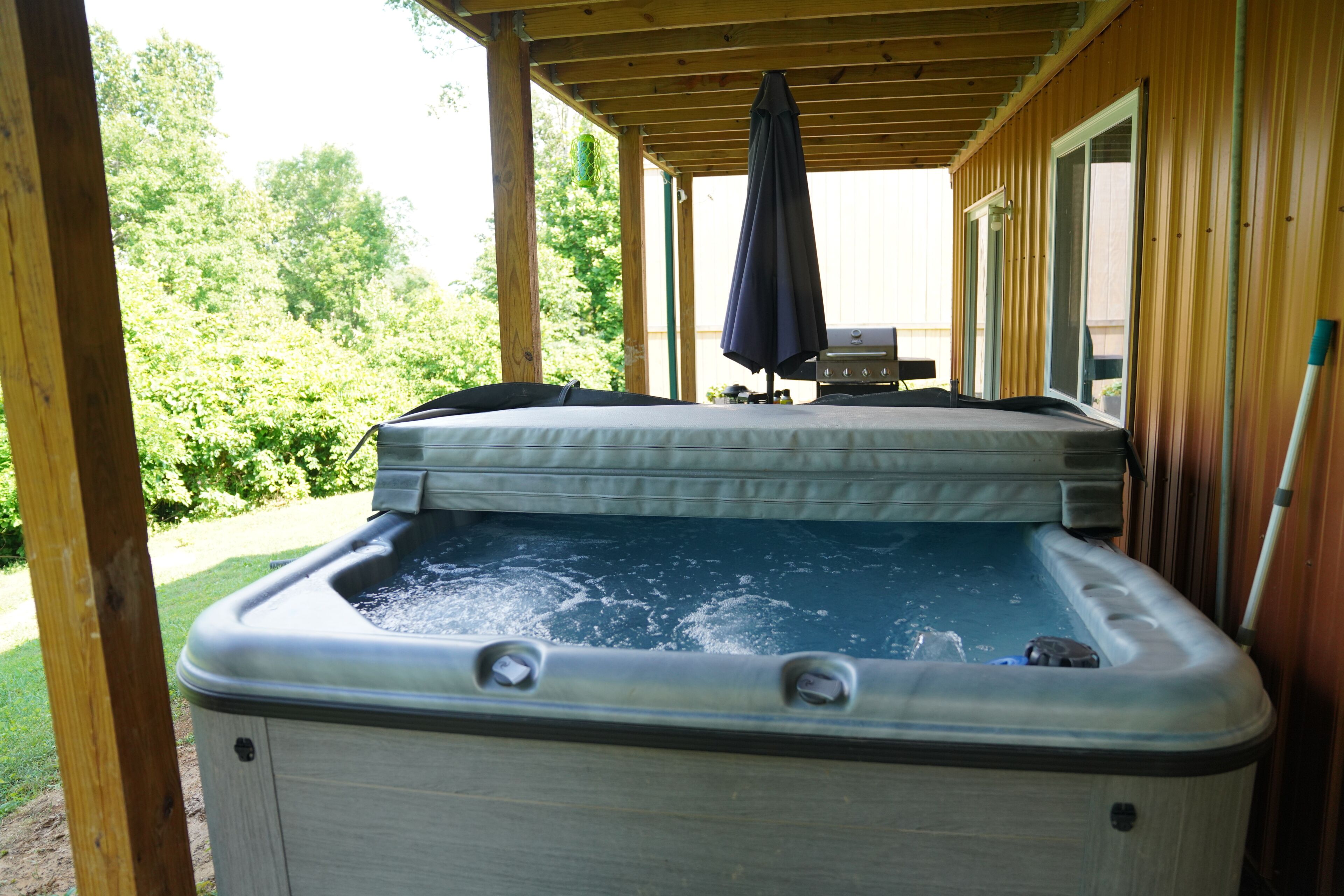 Bain à remous extérieur