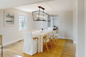 Dining - Modern Cape Home in Hyannis walking distance to the beach & town! (Barnstable)