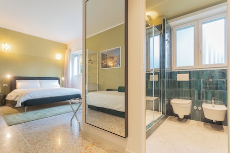 Design Triple Room, Garden Area | Premium bedding, down comforters, in-room safe, individually decorated