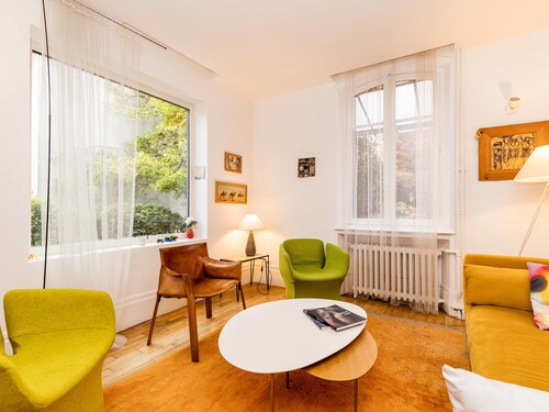 Beautiful, large house in a wooded garden