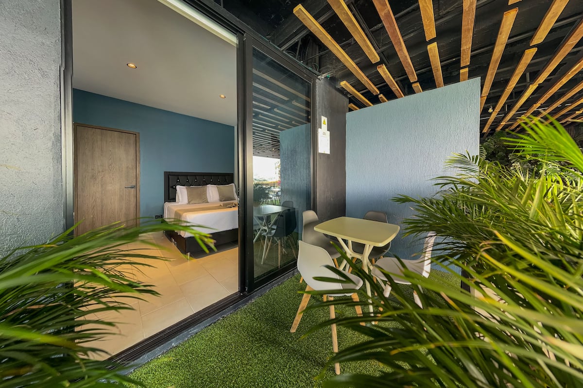 Eenvoudige kamer | Terras