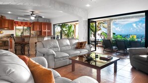 Smart TV, DVD player, books, video library - Casa Del Sol: Beachfront Villa, Infinity Pool, 7 bedrooms, Made for Big Groups (Puerto Morelos)