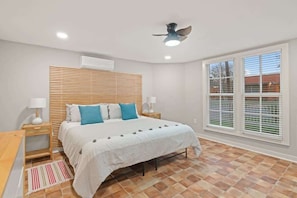 2 bedrooms, iron/ironing board, travel crib, free WiFi