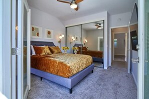 3 habitaciones, escritorio, wifi gratis y ropa de cama