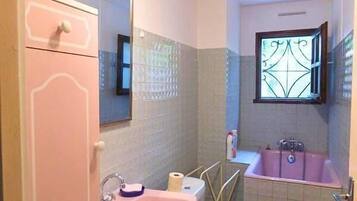 Hair dryer, towels
