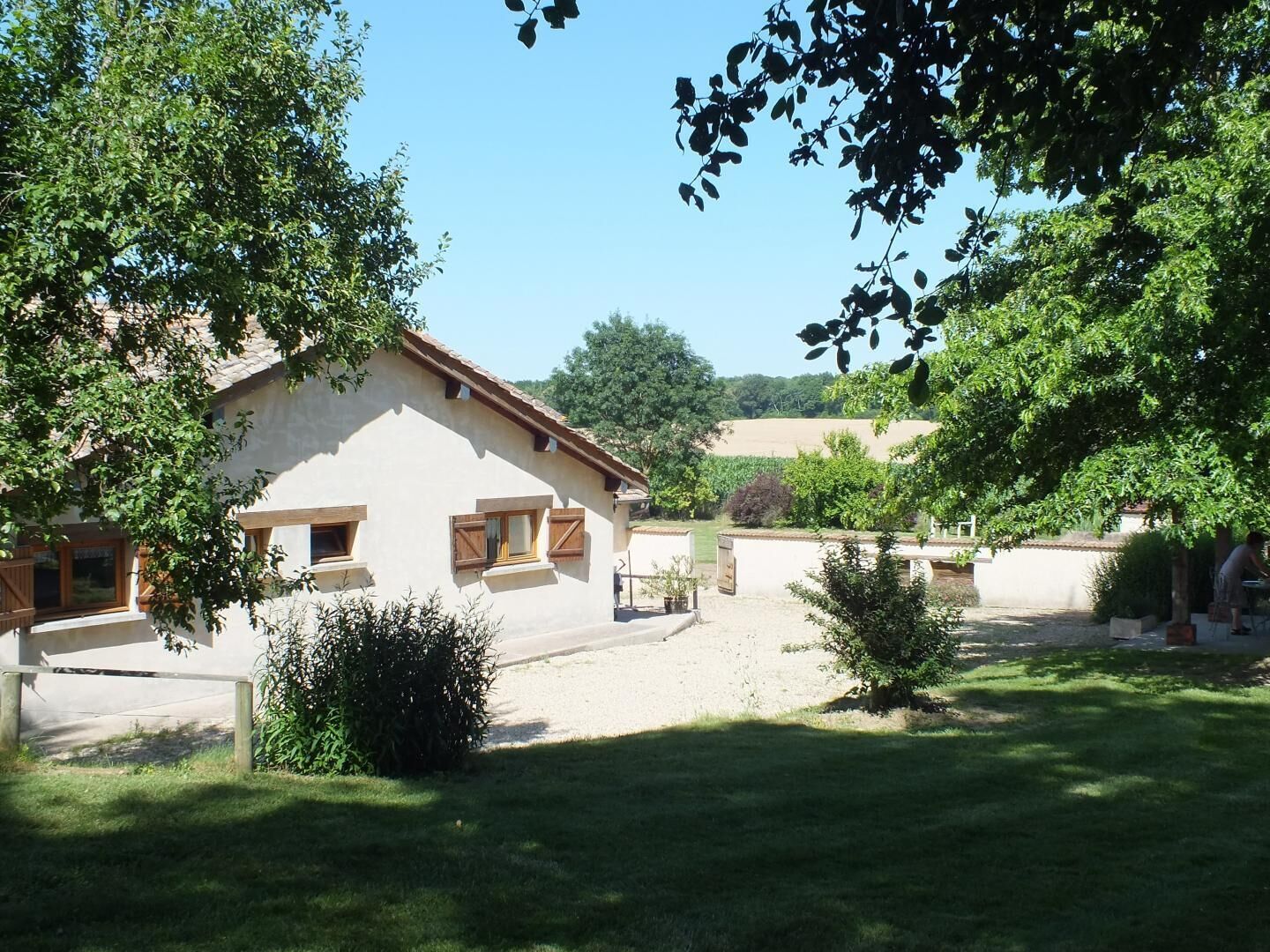 Enceinte de l’hébergement