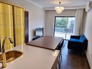 Living area - LakeView 2 bedrooms with Garden Apartment Near AUC (New cairo)
