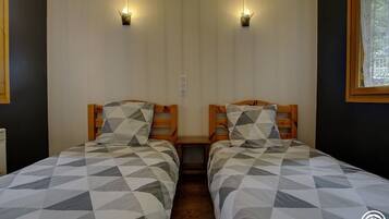 2 chambres, draps fournis