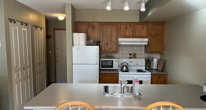 Cozy slope side Creekside condo with views - steps from the ski way!