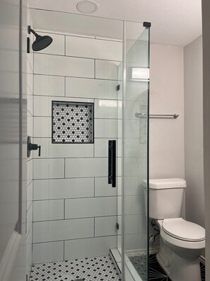 Hair dryer, towels