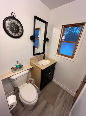 Towels, soap, toilet paper