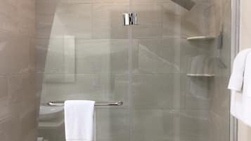 Hair dryer, towels