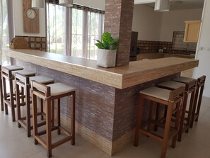 Junior Double Room, 1 Queen Bed with Sofa bed, Non Smoking, Garden View | Living area | 65-cm Smart TV with digital channels - Villas Rocher (Fond du Sac)