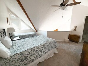 2 chambres, accès à Internet, literie fournie