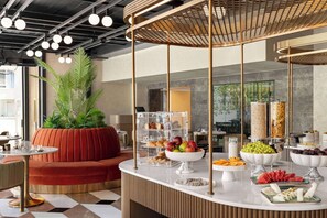 Daily buffet breakfast for a fee