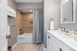 Hair dryer, towels