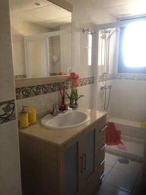 Dusche, Handtücher