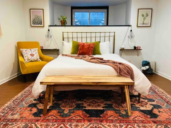1 chambre, fer et planche Ă repasser, Wi-Fi, literie fournie