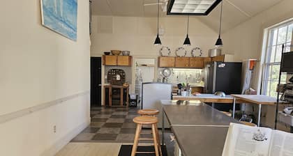 Charming Historic Loft Apartment in Waldoboro. Once an Army Post & Dance Hall.