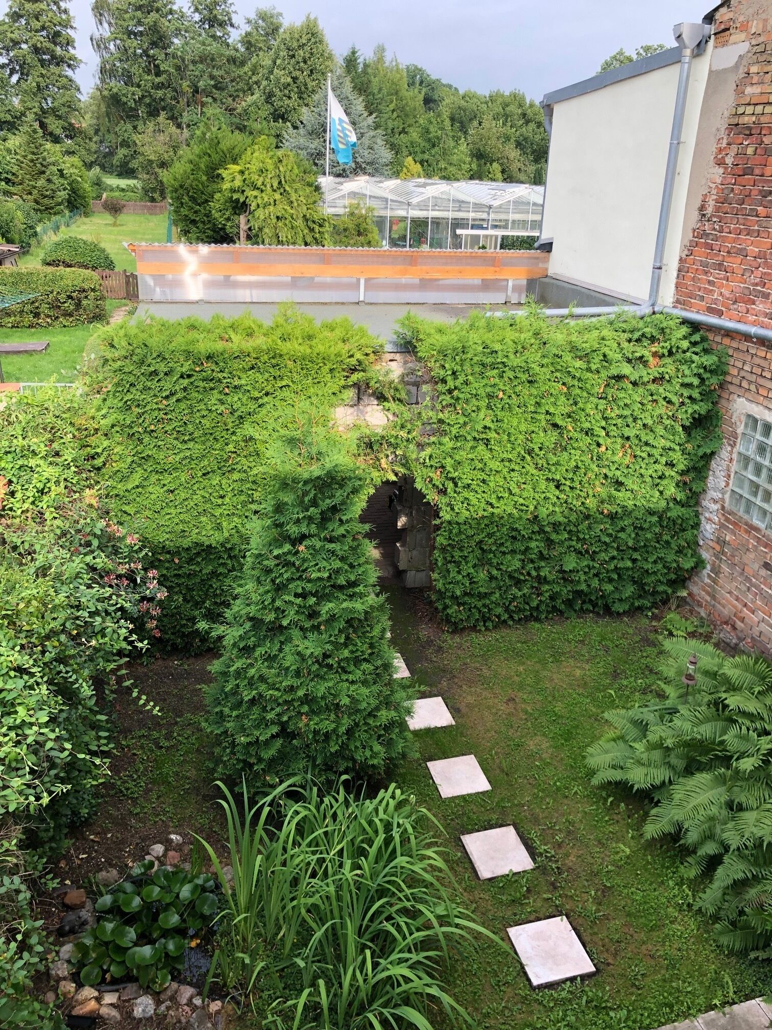 Enceinte de l’hébergement